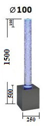 Пузырьковая колонна PK - 1500-100