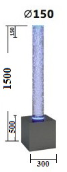 Пузырьковая колонна PK - 1500-150