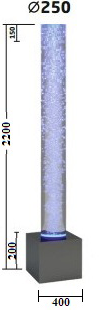 Пузырьковая колонна PK - 2200-250