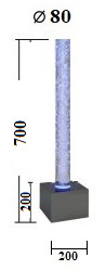 Пузырьковая колонна PK - 700-80